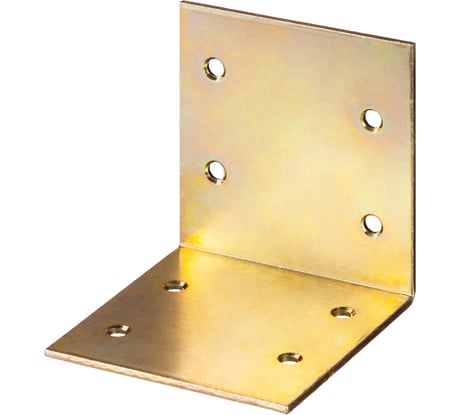 Мебельный уголок ЗУБР широкий УМШ-2.0 60х60х60 х 2мм желтый цинк 31033-60