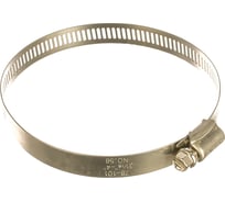 Хомуты Зубр ЭКСПЕРТ из нержавеющей стали с просечной лентой ПЛ-12,7, 78-101мм, 50шт 37815-078-101-50