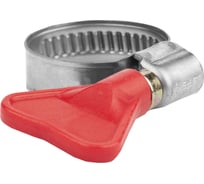 Хомуты Зубр ЭКСПЕРТ Бабочка из нержавеющей стали с накатной лентой НЛ-9, 40-60мм, 50шт 37835-40-60-50