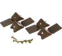 Мебельный уголок с шурупом Зубр цвет дуб, 4,0x15мм, ТФ6, 4шт 4-308256-1