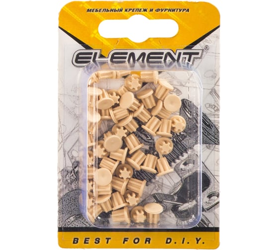 Декоративные заглушки ELEMENT 5мм сосна 50 шт 131920
