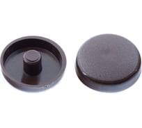 Заглушки для рамного дюбеля ELEMENT темно-коричневый 35 шт 217160