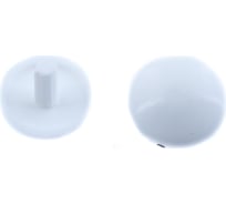 Заглушки на мебельную стяжку ELEMENT 5мм белый 50 шт 019540