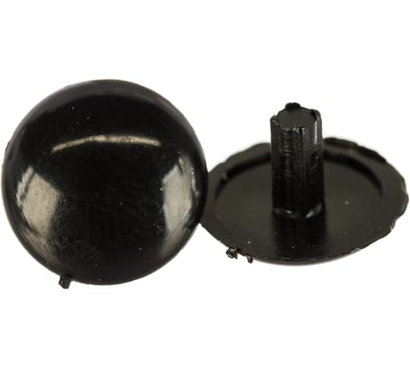 Заглушки на мебельную стяжку ELEMENT 5мм черный 50 шт 019500