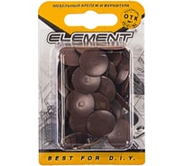 Заглушки на эксцентрик ELEMENT дуб 40 шт 114980