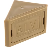 Мебельные уголки ELEMENT пластик, с шурупом, орех, 6 шт 078920