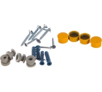 Зеркалодержатель ELEMENT D17мм металл+пластик №11 желтый 4 шт 171660