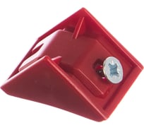 Мебельные уголки ELEMENT пластик, с шурупом, красное дерево, 6 шт 070240