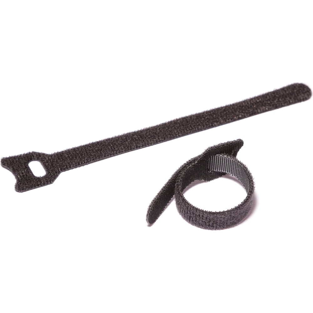 Хомуты-липучки Comfix 150x12 мм, упаковка 10 шт., 1 цвет, черный HLCT ...