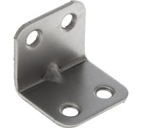 Мебельный уголок ТУНДРА , усиленный, 25x25x1.5 мм, цинк, в упаковке 1 шт. 9405994