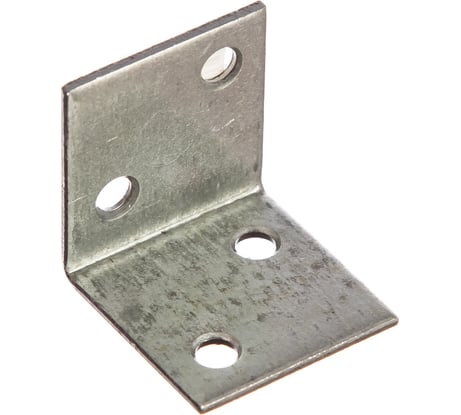 Мебельный широкий уголок ЗУБР УМШ-1.5 25х25х25 х 1.5мм белый цинк 31034-25