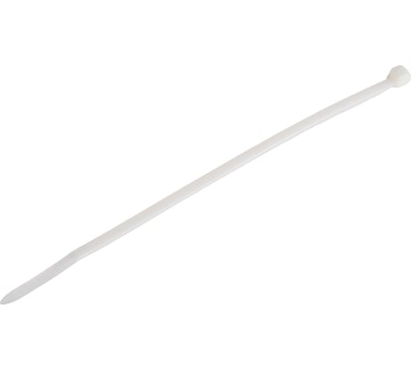 Нейлоновая неоткрывающаяся стяжка NIKOMAX 150х3,5мм, белая, уп-ка 100шт. NMC-CTN150-35-SL-WT-100