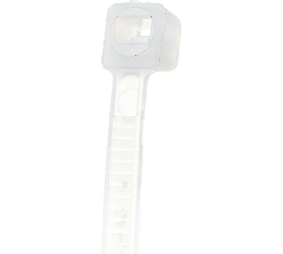 Нейлоновая неоткрывающаяся стяжка NIKOMAX 150х2,5мм, белая, уп-ка 100шт. NMC-CTN150-25-SL-WT-100