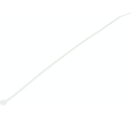 Нейлоновая неоткрывающаяся стяжка NIKOMAX 200х2,5мм, белая, уп-ка 100шт. NMC-CTN200-25-SL-WT-100