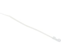 Нейлоновая неоткрывающаяся стяжка NIKOMAX 150х3,5мм, белая, уп-ка 100шт. NMC-CTN150-35-MT-WT-100