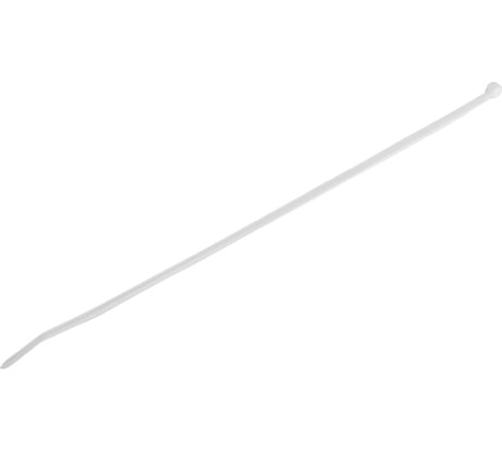 Нейлоновая неоткрывающаяся стяжка NIKOMAX 300х3,5мм, белая, уп-ка 100шт. NMC-CTN300-35-SL-WT-100