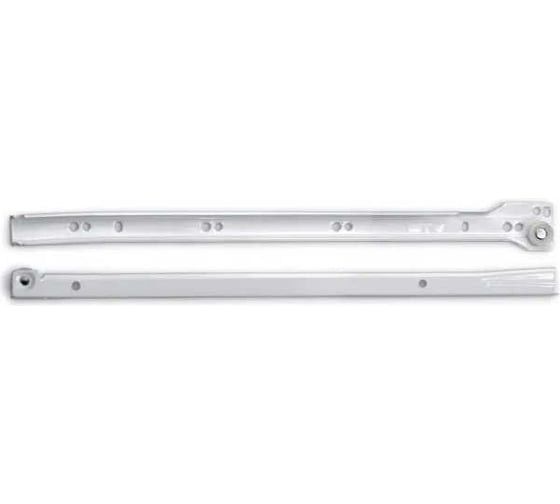 Роликовые направляющие GTV 0.9x250 мм, белые PR-0B-250-10