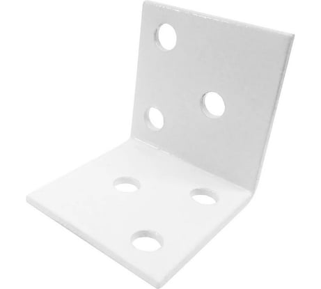 Мебельный уголок ГОСКРЕП 25х25х17х1,5 белый 13-0021040