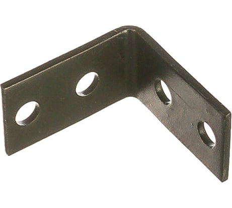 Мебельный уголок ГОСКРЕП 25х25х17х1,5 чёрный КР.015264