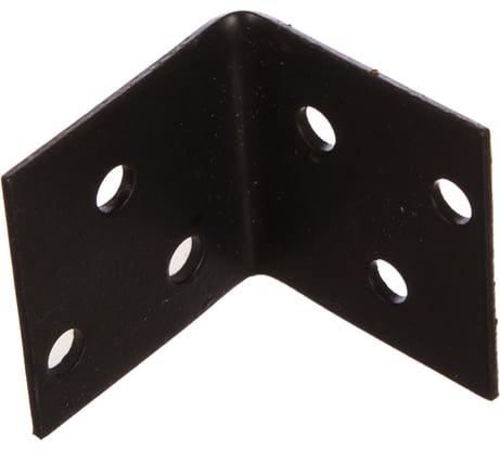 Мебельный уголок ГОСКРЕП 30х30х30х1,5 чёрный 13-0021070