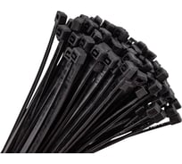 Нейлоновые хомуты РемоКолор черные 300 х 3,6 мм, 100 47-3-300
