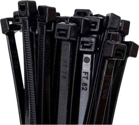 Нейлоновые хомуты РемоКолор черные 250 х 4,8 мм, 100 47-3-254