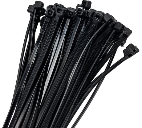 Нейлоновые хомуты РемоКолор черные 150 х 2,5 мм, 100 47-3-150