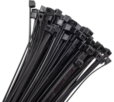 Нейлоновые хомуты РемоКолор черные 400 х 4,8 мм, 100 47-3-404