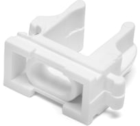 Клипса для труб ТУНДРА 12 мм, цвет белый, 350 шт. 9501393