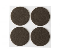 Самоклеящиеся накладки на мебельные ножки Stayer COMFORT фетровые, коричневые, круглые - диаметр 50 мм, 4 шт 40910-50
