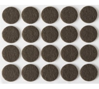 Самоклеящиеся накладки на мебельные ножки Stayer COMFORT фетровые, коричневые, круглые, диаметр 16 мм, 20 шт 40910-16