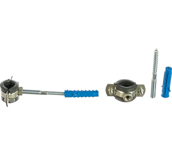 Хомуты для труб с резиновым уплотнителем 20мм - SolidIron.ru