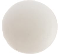 Декоративная заглушка под шуруп Зубр цвет белый, шлиц №2, ТФ6, 40шт 4-308156-3