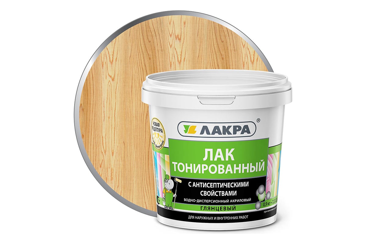 Лак мебельный акриловый тонированный лакра