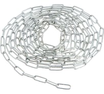 Длиннозвенная цепь ТУНДРА krep DIN763, 3 мм, цинк, 5 м 7156625