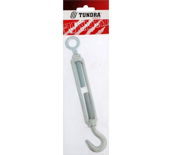 Талреп крюк-кольцо ТУНДРА krep DIN1480, М10, оцинкованный, 1 шт. 9443175 1