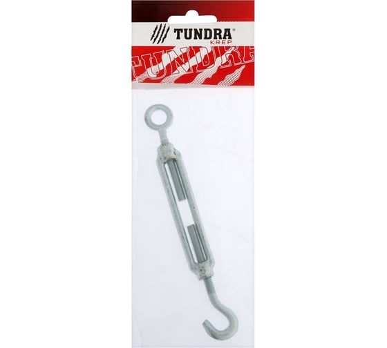 Талреп крюк-кольцо ТУНДРА krep DIN1480, М6, оцинкованный, 1 шт. 4428496