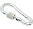 Карабины с муфтой BOWT 4 мм, оцинкованные, DIN 5299d, 2 шт. B03502 1