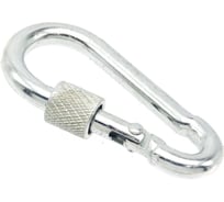 Карабины с муфтой BOWT 4 мм, оцинкованные, DIN 5299d, 8 шт. B03505