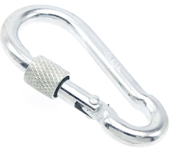 Карабины с муфтой BOWT 6 мм, оцинкованные, DIN 5299d, 8 шт. B03517 1
