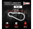 Карабины с муфтой BOWT 12 мм, оцинкованные, DIN 5299d, 8 шт. B03553 2