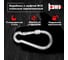 Карабины с муфтой BOWT 12 мм, оцинкованные, DIN 5299d, 4 шт. B03551 4