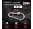 Карабины с муфтой BOWT 7 мм, оцинкованные, DIN 5299d, 2 шт. B03520 2