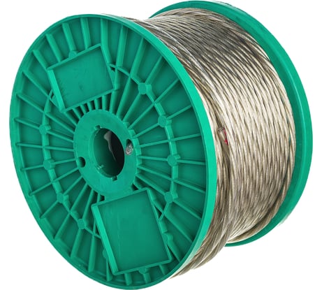 Стальной трос в ПВХ оплетке BEFAST DIN3055 4/5, 100 м TCPVC0405100S