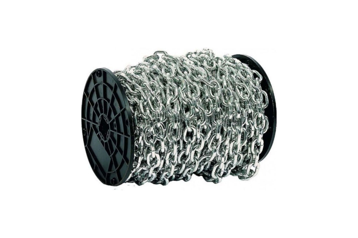 Сварная короткозвенная цепь BEFAST цинк, DIN766 3, 120 м SC030120S ...