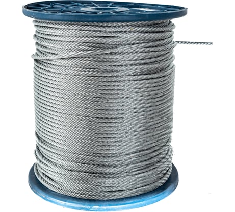 Стальной трос Метизный двор 5 мм DIN 3055, 250 м 4690441030368