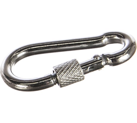 Карабин с предохранительной гайкой Метизный двор 5 мм 4 шт. 4690441031662