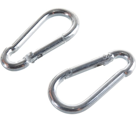 Пружинный карабин Саморезик 4х40 DIN 5299 C, 5 шт. DIN5299C-4х40-5