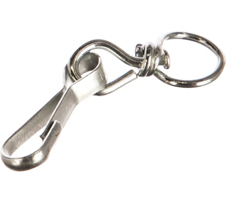 Карабин с вертлюгом Саморезик тип А 30 мм, 5 шт KV-A-30-5