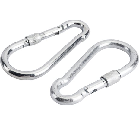 Карабин с фиксатором Саморезик 12х140 DIN 5299 D DIN5299D-12х140-1